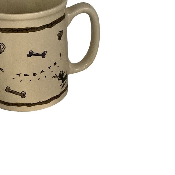 Vtg 1997 Three Dog Bakery Coffee Mug Cup ALWAYS HOLD OUT FOR TREATS YUM Funny - Picture 3 of 7